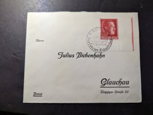 1938 Germany Cover Berlin to Glauchau Julius Dickenhahn