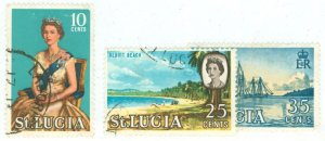 St. Lucia #188/189/191  Single