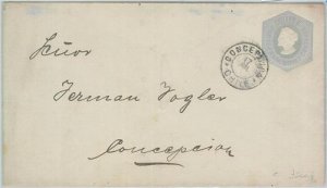 BK0034 - CHILE - POSTAL HISTORY - STATIONERY COVER from Concepcion - H&G 6-