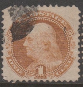 U.S. Scott #112 Franklin Stamp - Used Single