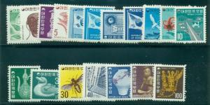 KOREA #635-53, Complete set, og, NH, VF, Scott $210.00