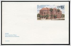 SC#UX155 19¢ Old Red: University of Texas Postal Card Mint 