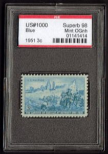 MALACK 1000 SUPERB OG NH, w/PSE (GRADED 98, ENCAPSUL..MORE.. n8302