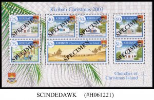 KIRIBATI - 2003 CHRISTMAS - MIN/SHT - MINT NH SPECIMEN