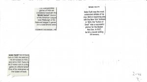 #2046 FDC, 20c Babe Ruth, Art Craft combo