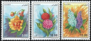 Algeria #1035-37  MNH - Flowers (1995)