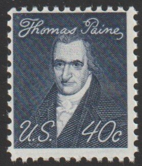 SC# 1292a - (40c) - Thomas Paine, MNH tagged shiny gum - single