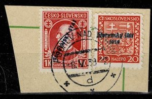 Slovakia 1939,Mi.#4 + 26 used ovpr. Slovensky stat/1939