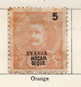 Nyassa 1898 Early Issue Fine Mint Hinged 5r. NW-265418