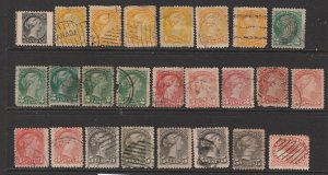 Canada a small lot of unsorted QV