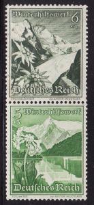 Germany #B125 and B126 pair, F-VF Mint NH ** Flowers 