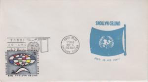 United Nations, First Day Cover, Postal Stationery