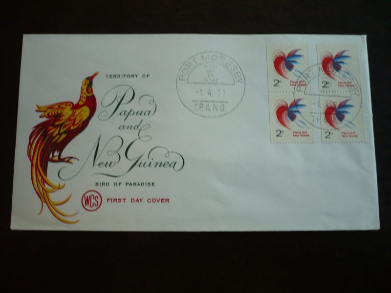 Postal History - Papua New Guinea - Scott# 291a - Coils First Day Cover