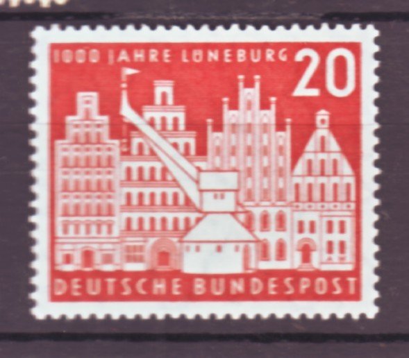 J22452 Jlstamps 1956 germany set of 1 mnh #741 building