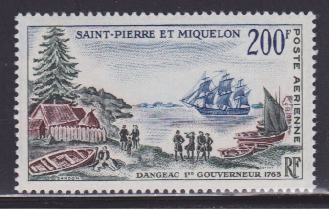 St Pierre & Miquelon C26 MNH nice color cv $ 26 ! see pic !
