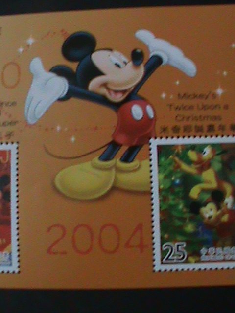 ​CHINA-TAIWAN-2004-DISNEY CARTOON-MICKY MOUSE-THE PRINCE & PAUPER MNH- S/S