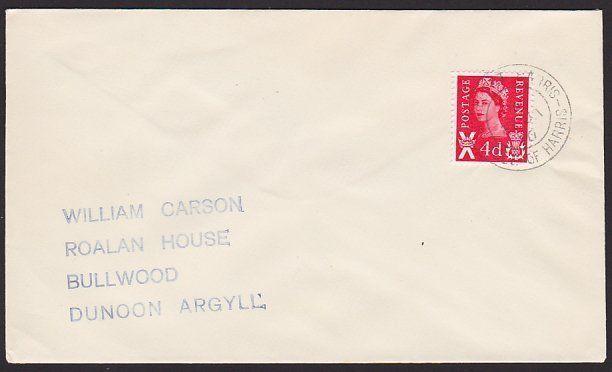 GB SCOTLAND 1970 cover SEILBOST HARRIS / ISLE OF HARRIS cds................67853