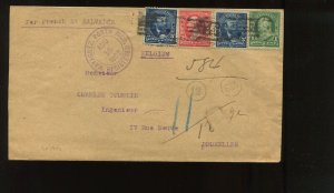 1902 Registered Cover from Mayaguez Puerto Rico to Brussels Belgium (924 x)