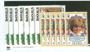 Anguilla #453/490  Single (Complete Set)