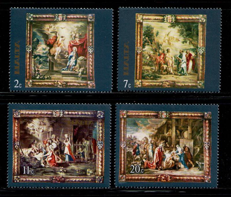 MALTA 1977 MNH SC.522/525 Tapestries