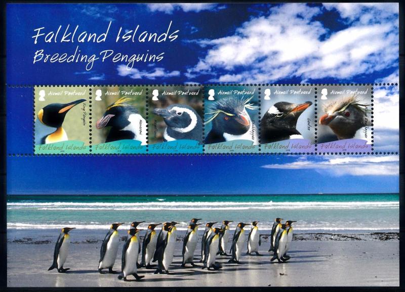 [66821] Falkland Islands 2008 Birds Breeding Penguins Souvenir Sheet MNH