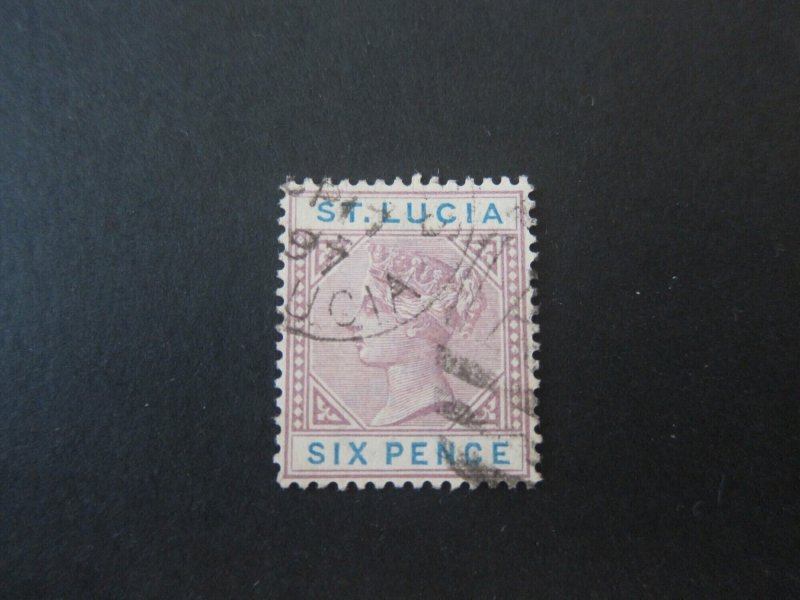 St Lucia 1891 Sc 35a FU