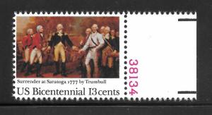 #1728 MNH Plate # Single