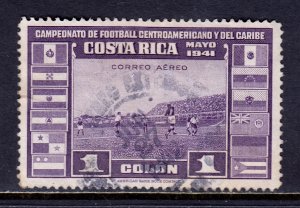 Costa Rica - Scott #C63 - Used - Thin, a bit of creasing - SCV $4.50