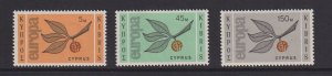 Cyprus   #262-264  MNH    1965   Europa