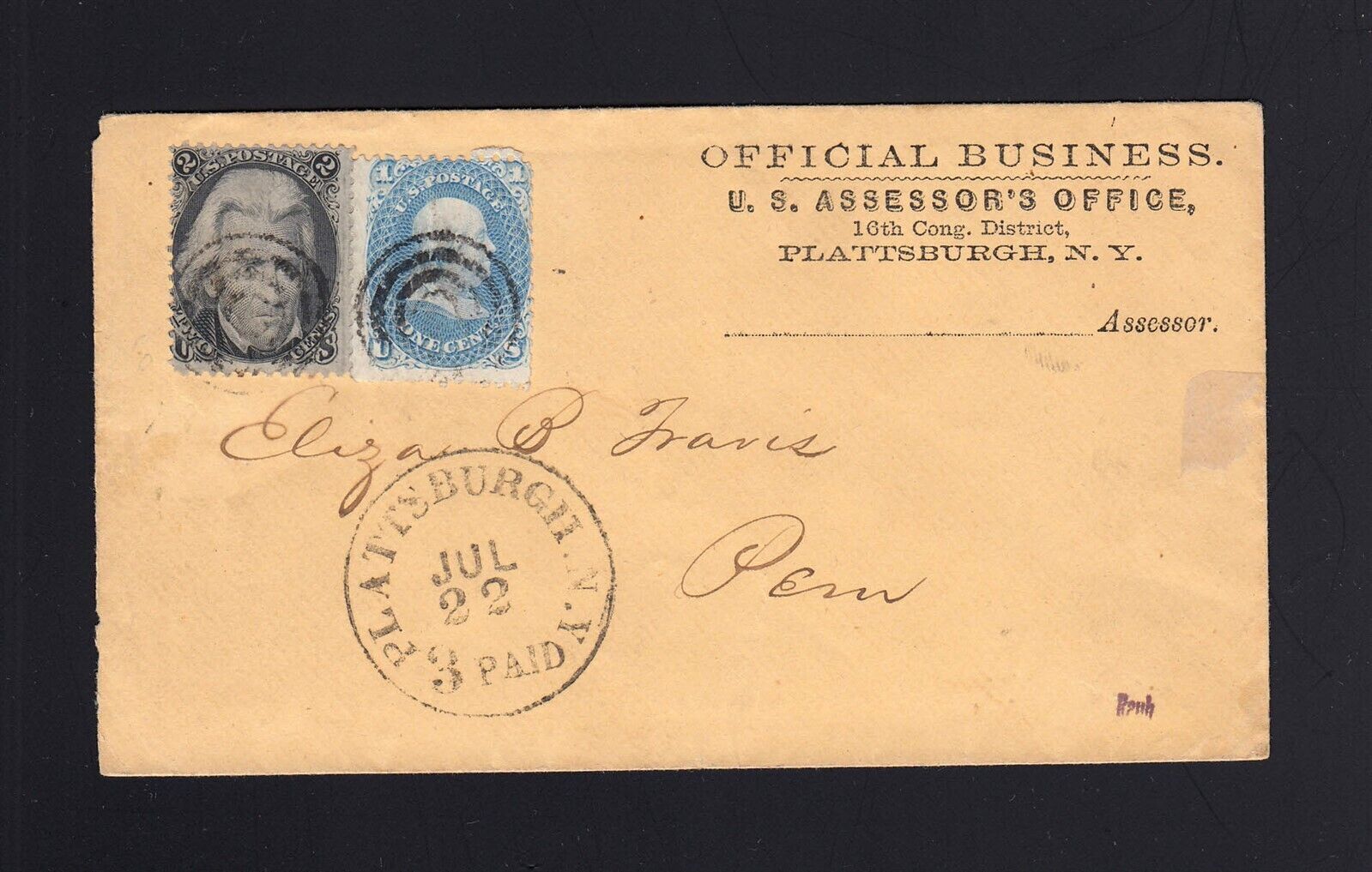 NEW YORK Plattsburgh, NY OFFICIAL BUSINESS ASSESSOR 63 & 72 to