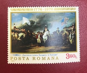 1976 Romania Sc 2608 MNH 3.60L Surrender of Cornwallis Cv1.00 Lot 3953