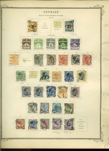 Collection, Denmark Part B Scott Album Pages, 1918/1928, Cat $151, Used