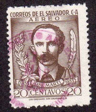 El Salvador C143 - Used - Jose Marti