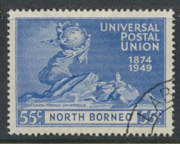 North Borneo  SG 355 SC# 243 Used UPU 1949