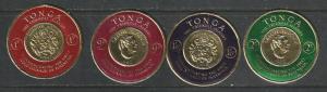 #128,131-133 Tonga Mint OGNH