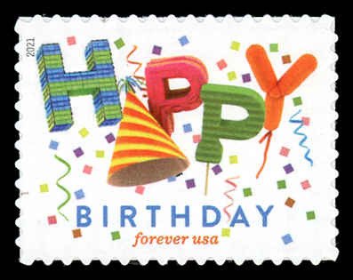 USA 5635 Mint (NH) Happy Birthday Forever Stamp