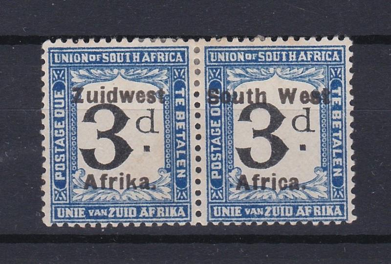 South West Africa 1926 3D Postage Due MH Pair D26 RB180