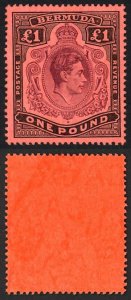 Bermuda SG121 One pound purple and black Fine M/M Cat 300 pounds