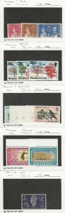 Montserrat, Postage Stamp, #89-91, 374-6, 663-6, 827-8, B11 Mint NH & LH, JFZ