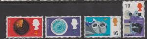 Great Britain 1967 British Discoveries  Sc#518-521 MNH