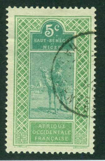 Upper Senegal & Niger 1914 #21 U SCV (2014)=$0.50