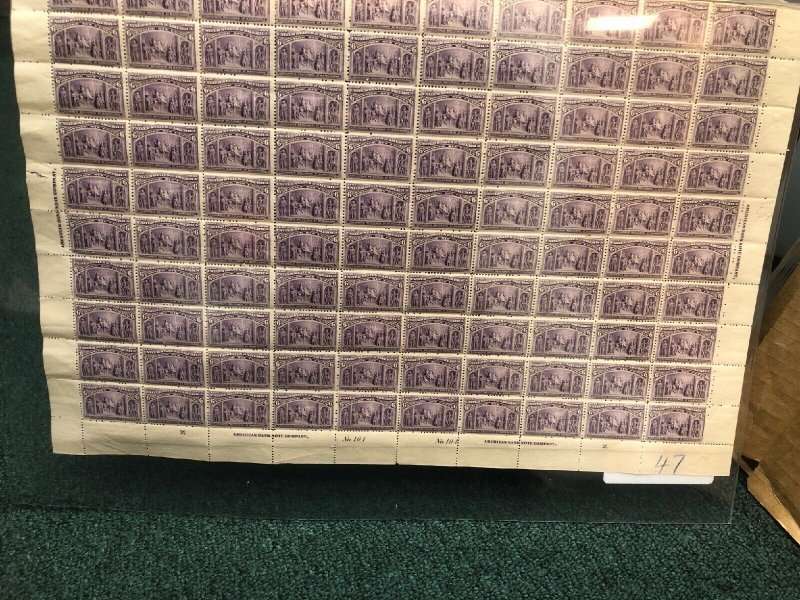 235 Superb MintSheet Of 100  Never Hinged Fresh And Scarce