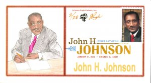 #4624 John H. Johnson Pugh FDC