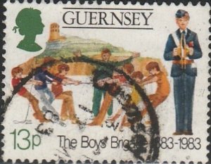 Guernsey, #256 Used  From 1983,  CV-$0.30