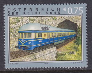 Austria 1921 Train MNH VF