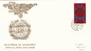 Guernsey £5 value FDC pmk SARK