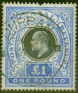 Natal 1902 1 Black & Blue SG142 Fine Used