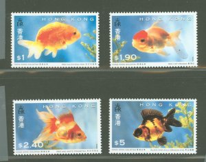 Hong Kong #684-687  Single (Complete Set) (Animals)