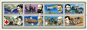 Stamps M/S Mint Famous Person & Events Upper Volta / Collective Men Famous-