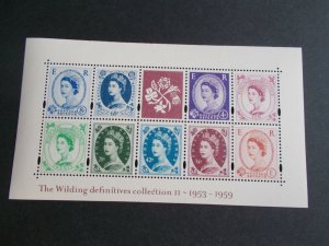 GB QEII 2003 Wilding Collection Miniature Sheet II MS2367 Cat £10 Superb M/N/H